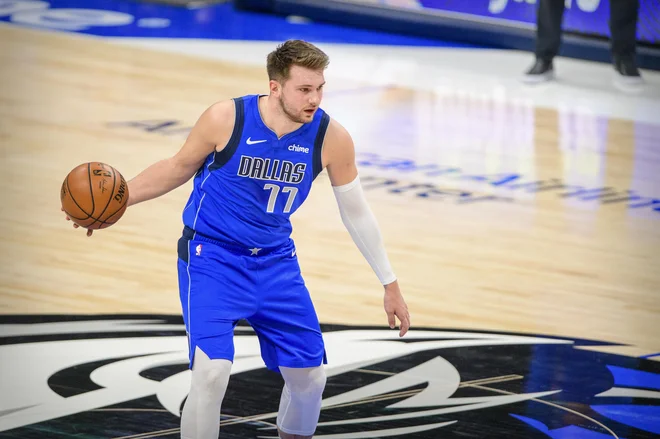 Luka Dončić je vsestranski športni talent. FOTO: Jerome Miron, Usa Today Sports