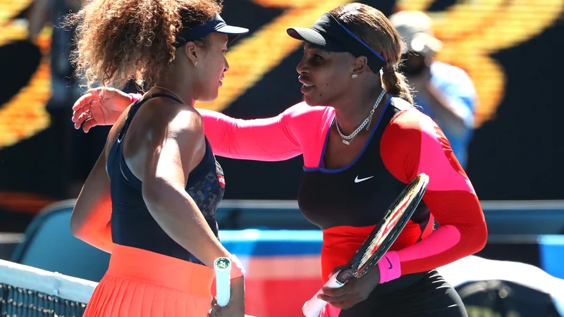 Fotografija: Naomi Osaka je tretjič v karieri premagala svojo vzornico Sereno WIlliams. FOTO: Kelly Defina/Reuters