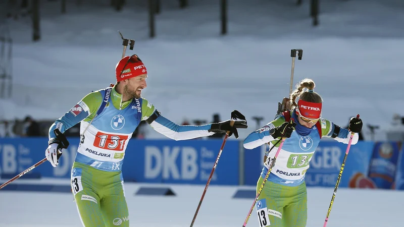 Fotografija: Jakov Fak in Polona Klemenčič sta zasedla 13. mesto. FOTO: Matej Družnik/Delo