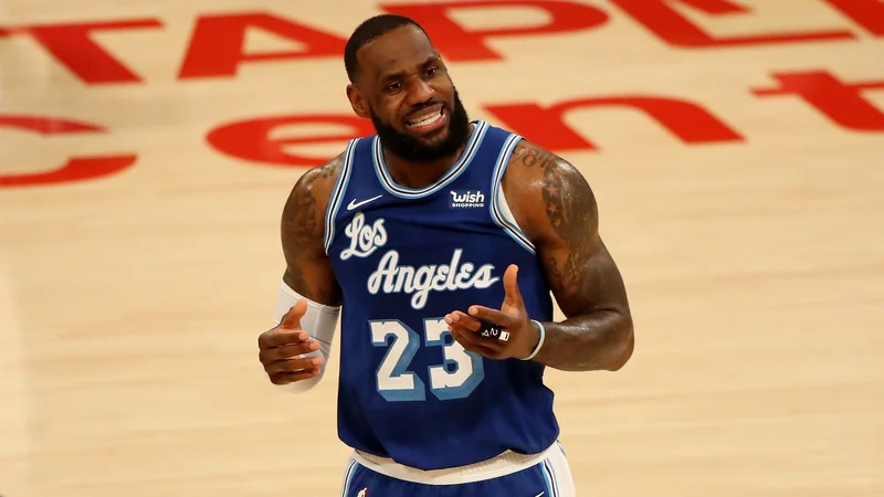 Fotografija: LeBron James je napovedal izid svojega glasbenega albuma. FOTO: Katelyn MulcahY/AFP