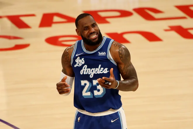 LeBron James je napovedal izid svojega glasbenega albuma. FOTO: Katelyn MulcahY/AFP