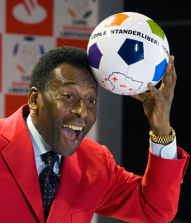 Pele še vedno rad nastopa v javnosti. FOTO: Luis Acosta/AFP