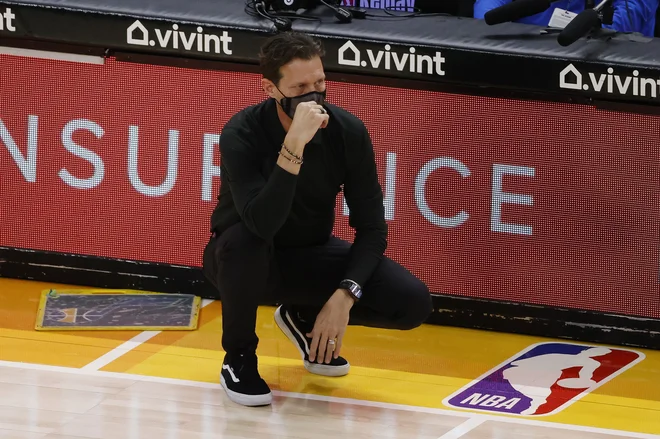 Quin Snyder bo vodil Dončićevo ekipo. FOTO: Jeffrey Swinger/USA Today Sports