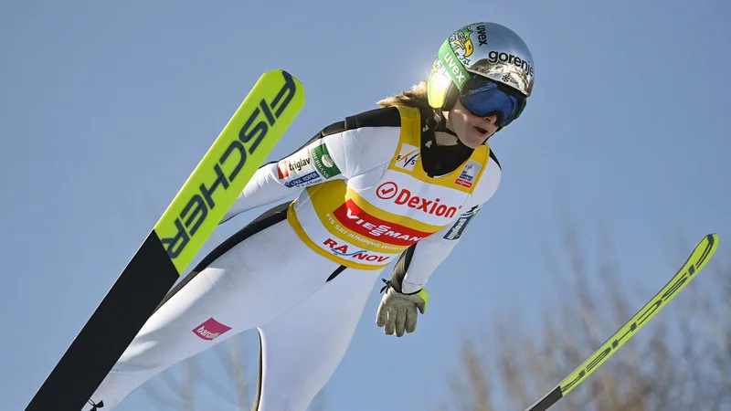Fotografija: Nika Križnar je v Romuniji potrdila vrhunsko formo. Foto Daniel Mihailescu/AFP