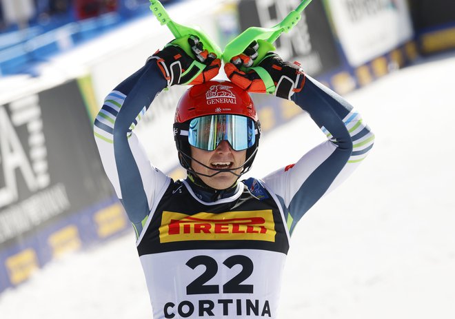 Štefan Hadalin je slalomiral najbolje v tej zimi, a ve, da je sposoben še česa več. FOTO: Leonhard Foeger/Reuters