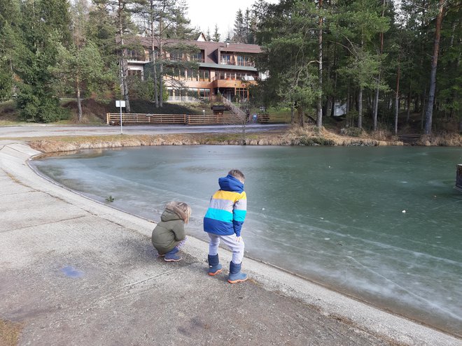 Turistično je Rakitna postala prepoznavna po letu 1962, ko so domačini prostovoljno prav za namen turizma začeli ustvarjati umetno jezero. FOTO: Mitja Felc/Delo