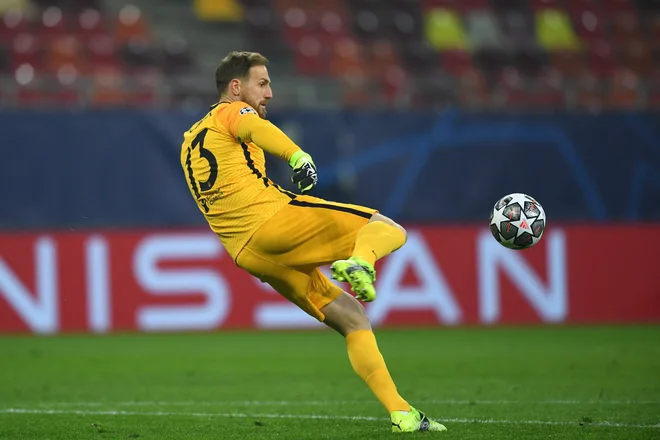 Jan Oblak je bil dober v vratih, vendar njegovi soigralci niso bili razpoloženi v napadu. FOTO: Daniel Mihailescu/AFP