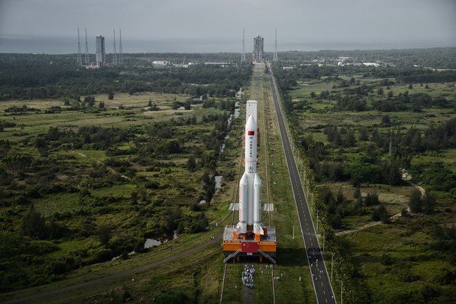Raketa dolgi pohod 5B. FOTO: China Daily/Reuters