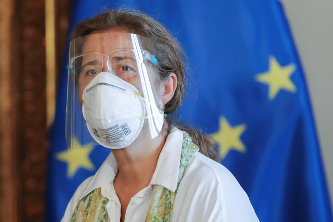 Veleposlanica EU Isabel Brilhante Pedrosa. FOTO: Manaure Quintero/Reuters