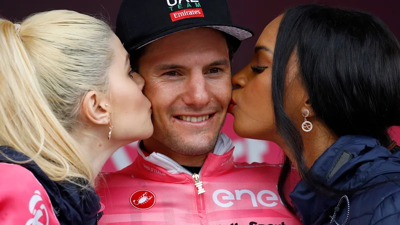 Fotografija: Jan Polanc je bil rožnat leta 2019. FOTO: Luk Benies/Afp