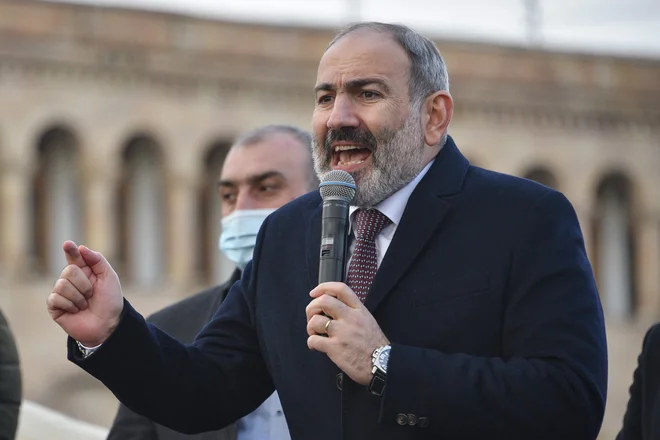 Premier Armenije Nikol Pašinjan. FOTO: Karen Minasyan/AFP