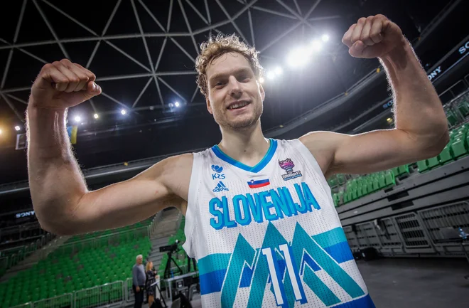 Jaka Blažič igra v tej sezoni zares izvrstno: je drugi strelec evropskega pokala (povp. 18,5 točke) in lige ABA (19). FOTO: FIBA