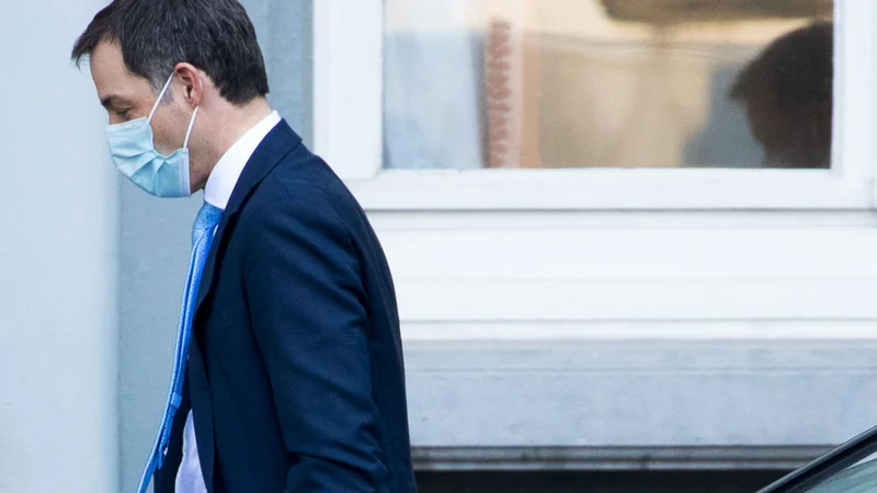 Fotografija: Belgijski premier Alexander De Croo. FOTO: Benoit Doppagne/AFP