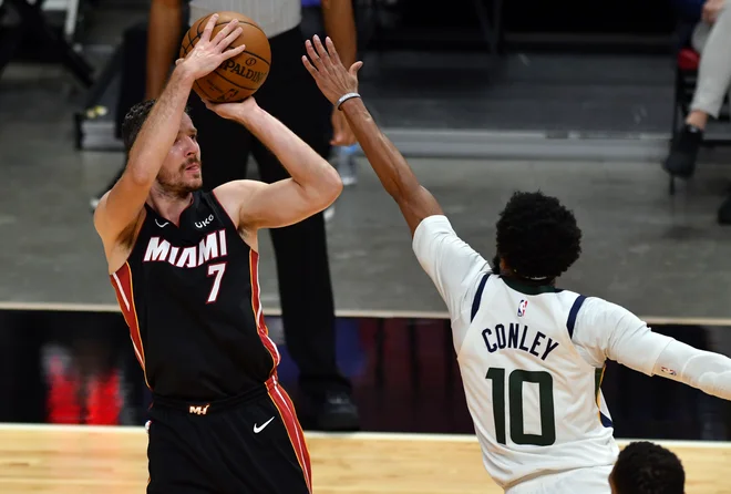 Goran Dragić je v 32 minutah igre zbral 26 točk (za tri 3:4, za dve 6:11, prosti meti 5:6), 3 skoke ter po 2 ukradeni žogi in podaji. FOTO: Jim Rassol Usa Today Sports