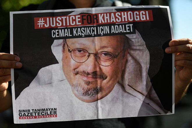 Džamala Hašodžija so leta 2018 umorili v savdskem veleposlaništvu v Istanbulu. FOTO: Ozan Kose/AFP