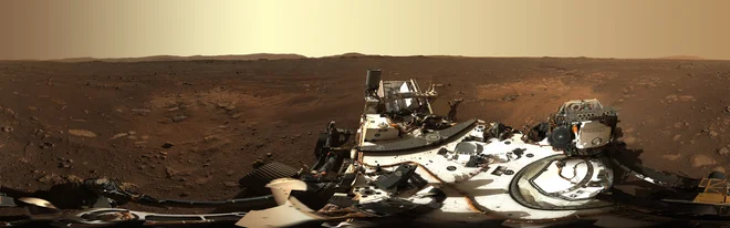 360-stopinjska panorama. FOTO: NASA/JPL-Caltech/AFP