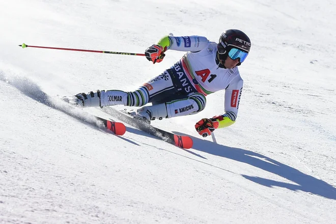Žan Kranjec je v finalu izgubil dve mesti. FOTO: Nikolay Doychinov/AFP