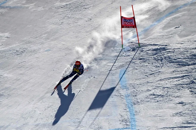 Federica Brignone je prekosila vse tekmice. FOTO: Miguel Medina/AFP