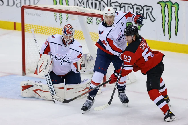 Vratar Ilija Samsonov je uspešno prebolel novi koronavirus in ob vrnitvi ustavil 19 strelov. FOTO: Vincent Carchietta/Usa Today Sports