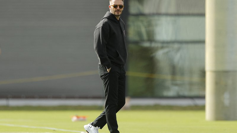 Fotografija: David Beckham se ozira za odmevnimi okrepitvami, ki bi Interju pomagale pri nadaljnjem razvoju. FOTO: Michael Reaves/AFP