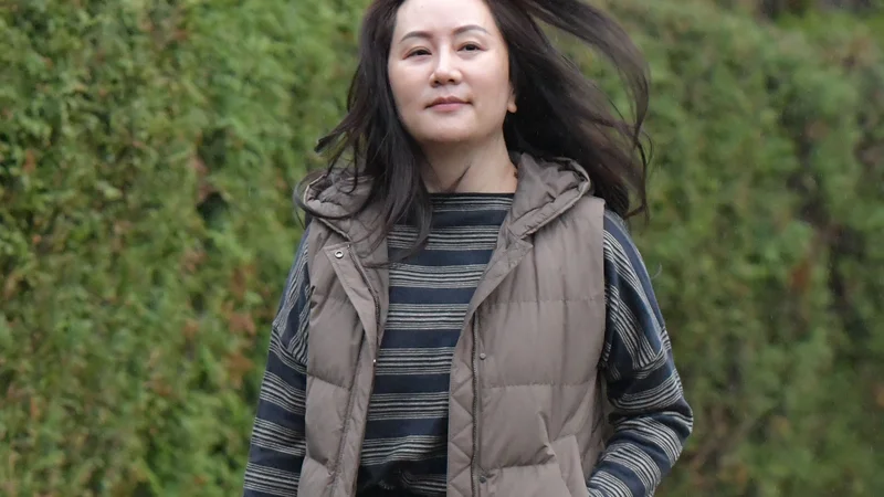 Fotografija: Ena najpomembnejših poslovnih žensk na Kitajskem Meng Wanzhou je priprta v Kanadi. FOTO: Don MacKinnon/AFP