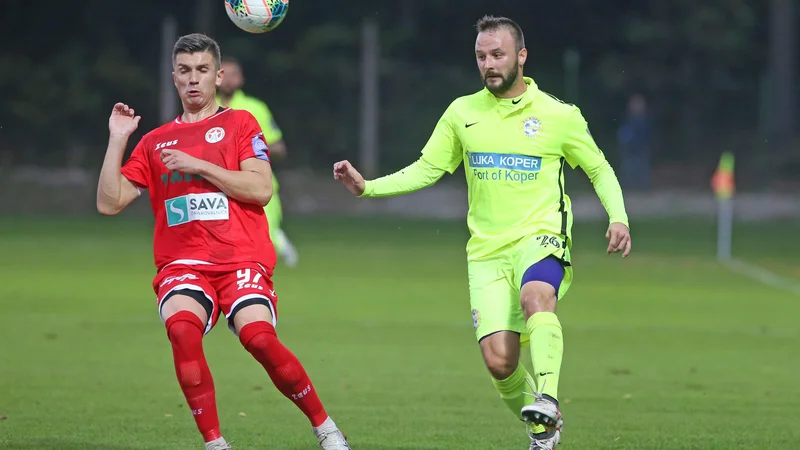 Fotografija: Koprčani so premagali Aluminij. FOTO: Tadej Regent/