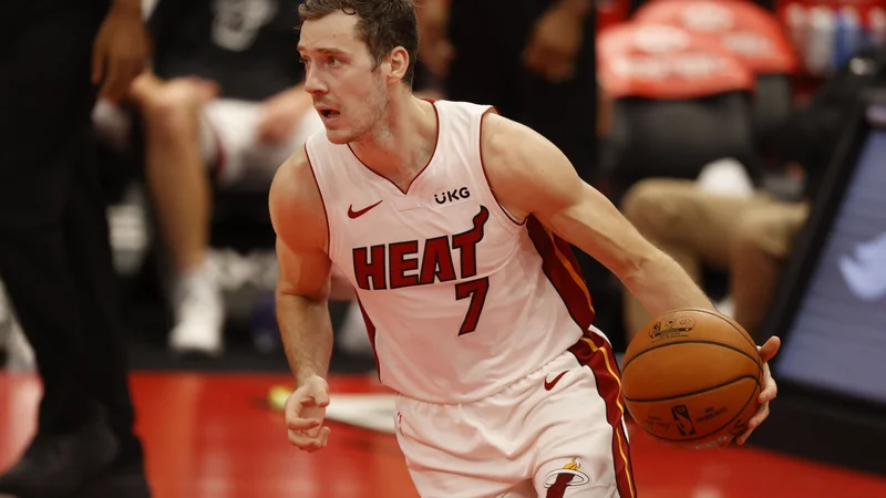 Fotografija: Goran Dragić je bil s 14 točkami prvi strelec Miamija. FOTO: Kim Klement/Usa Today Sports