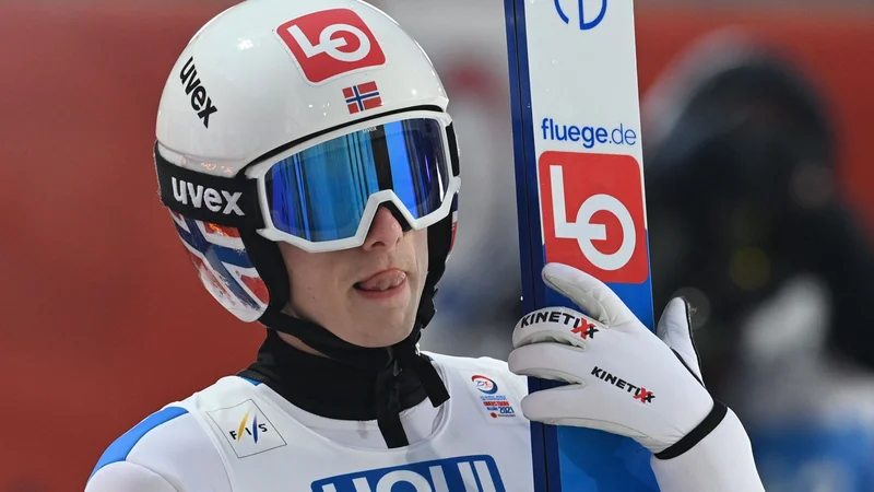 Fotografija: Halvor Egner Granerud odhaja domov. FOTO: Christof Stache/AFP