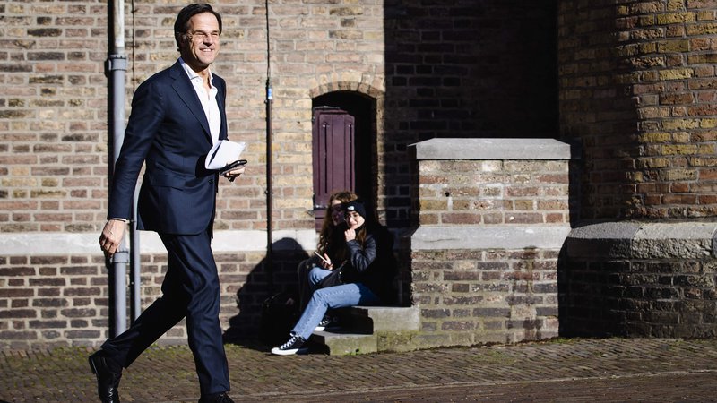 Fotografija: Mark Rutte je na čelu nizozemske vlade že vse od leta 2010.
Foto: Sem Van Der Wal/AFP
