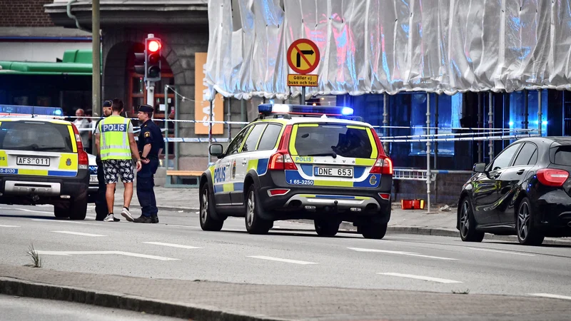 Fotografija: Teroristični napadi na Švedskem niso zelo redki. FOTO: Tt News Agency/Reuters