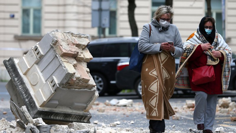 Fotografija: Ljubljana je po mnenju strokovnjakov po potresni ogroženosti podobna Zagrebu, ki ga je potres prizadel marca lani. FOTO: Antonio Bronic/Reuters