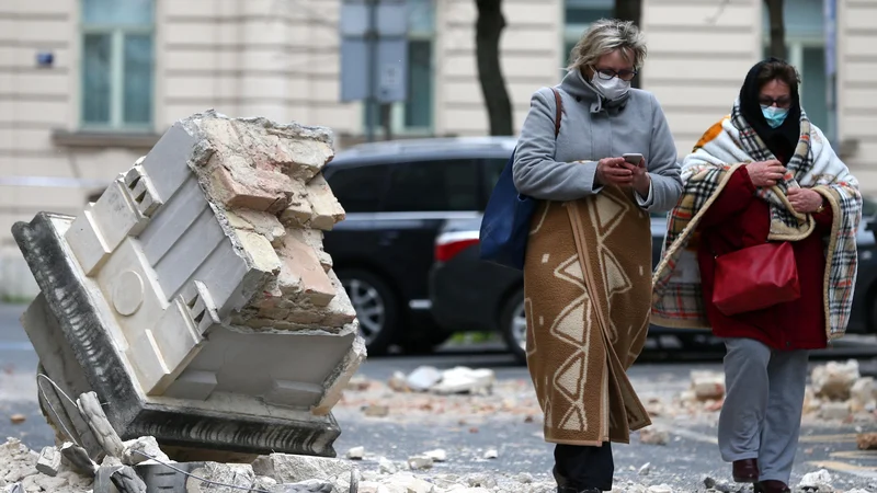 Fotografija: Ljubljana je po mnenju strokovnjakov po potresni ogroženosti podobna Zagrebu, ki ga je potres prizadel marca lani. FOTO: Antonio Bronic/Reuters