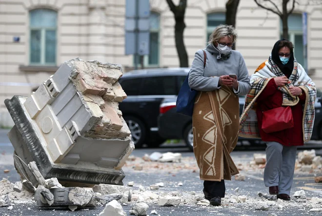Ljubljana je po mnenju strokovnjakov po potresni ogroženosti podobna Zagrebu, ki ga je potres prizadel marca lani. FOTO: Antonio Bronic/Reuters
