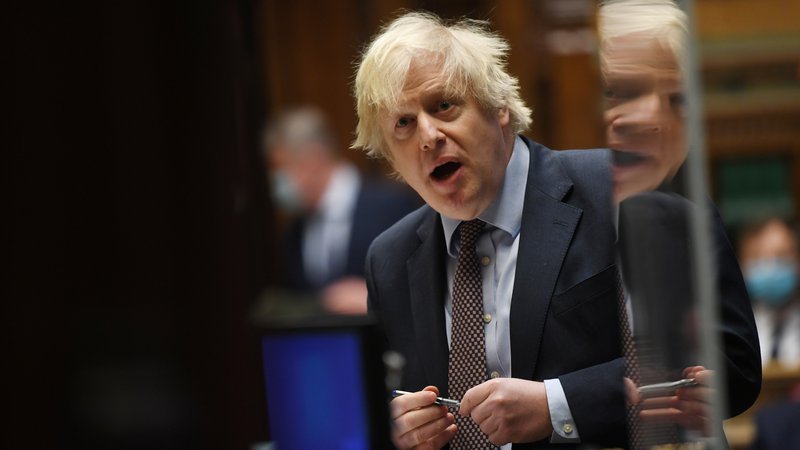 Fotografija: Britanski premier Boris Johnson je v odzivu na najnovejši spor z EU izrazil prepričanje, da so »vse tehnične težave zelo rešljive z nekaj dobre volje in zdravega razuma«. Foto: Jessica Taylor/Reuters