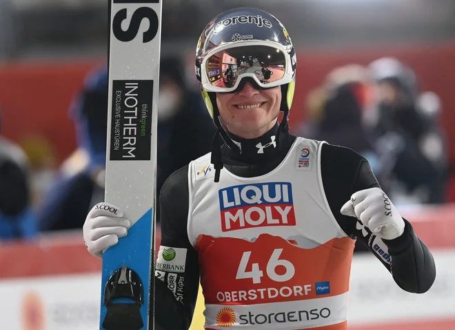 Anže Lanišek je eden kandidatov za kolajno. FOTO: Christof Stache/AFP