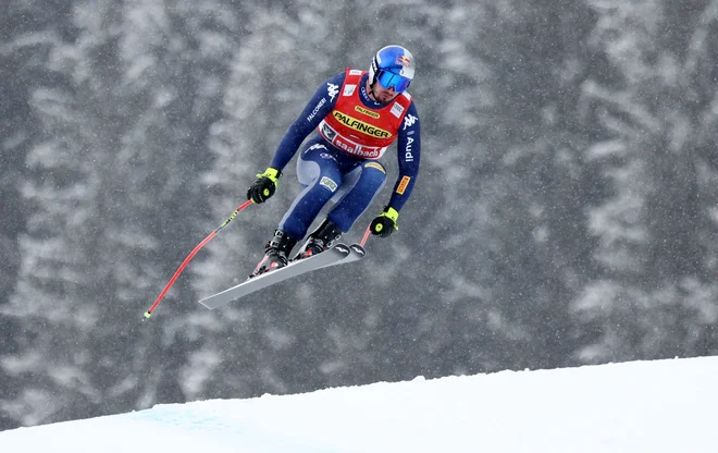 Dominik Paris je bil najhitrejši do odpovedi. FOTO: Lisi Niesner/Reuters