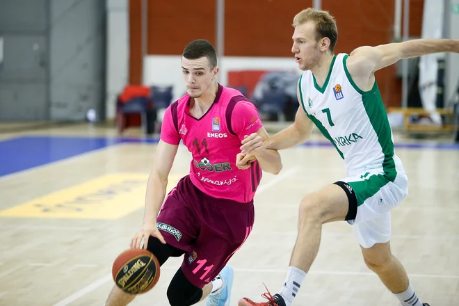 Marko Simonović je v sezoni 2018/19 igral v Stožicah, zdaj že drugo sezono nastopa za Mego kot posojen košarkar Cedevite Olimpije. FOTO: ABA
