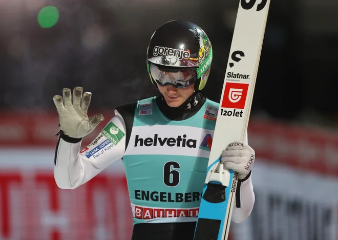 Cene Prevc se v Oberstdorfu odlično počuti. FOTO: Arnd Wiegmann/Reuters