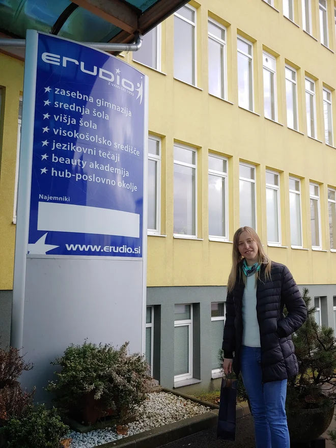 Prek izobraževalnega centra Erudio je v Sloveniji poučevala v srednješolskem programu. FOTO: osebni arhiv