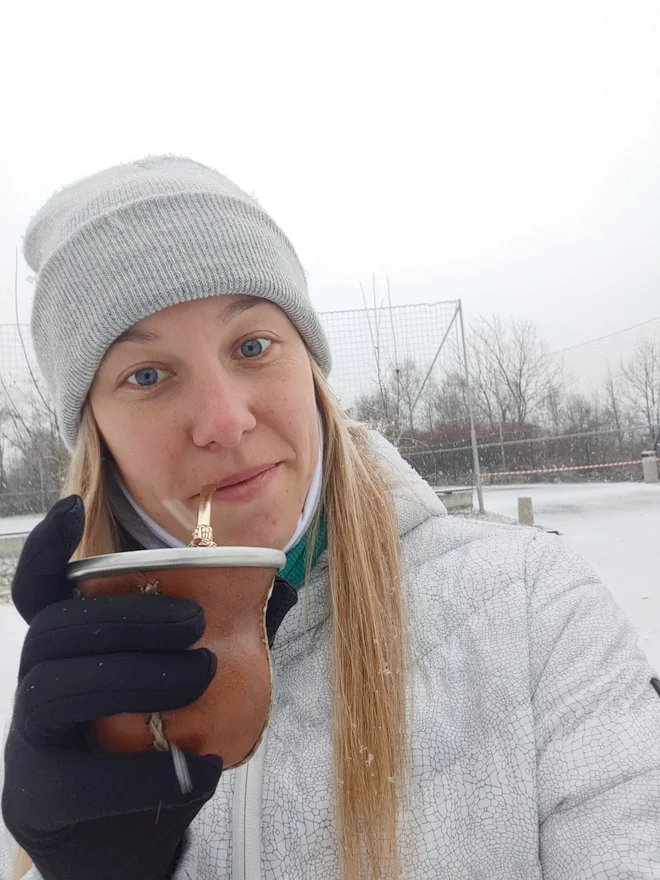 Nikamor ni šla brez čaja mate. FOTO: osebni arhiv