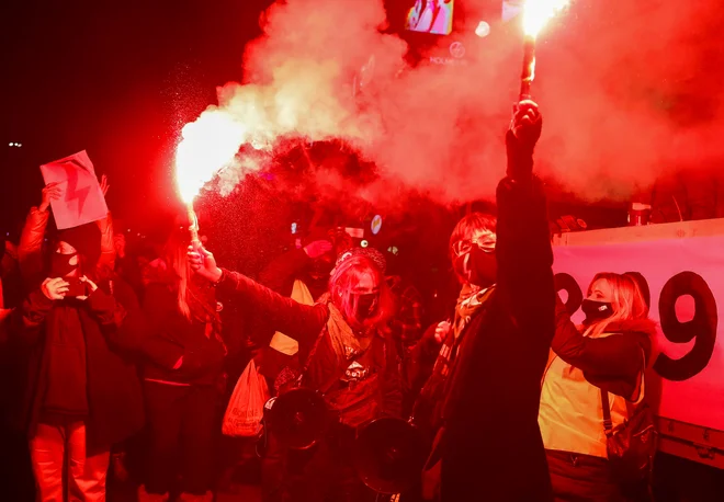 Protest v Varšavi FOTO: Kacper Pempel/Reuters
