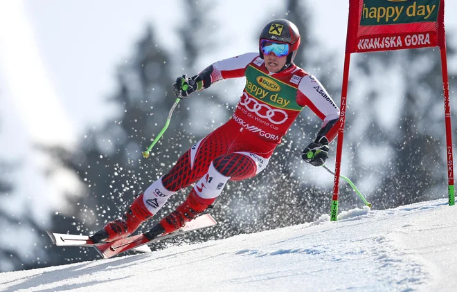 Marcel Hirscher se je na veleslalomskih tekmah v Kranjski Gori devetkrat uvrstil na zmagovalne stopničke. FOTO: Matej Družnik/Delo