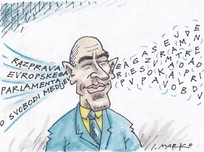 KARIKATURA: Marko KočevarDelo