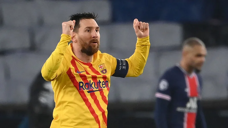 Fotografija: Lionel Messi je zabil velemojstrski gol, pozneje pa pri izidu 1:1 slabo izvedel enajstmetrovko. FOTO: Franck Fife/AFP