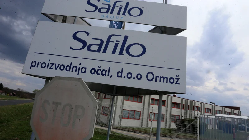 Fotografija: Safilo ustavlja proizvodnjo. FOTO: Tadej Regent/Delo