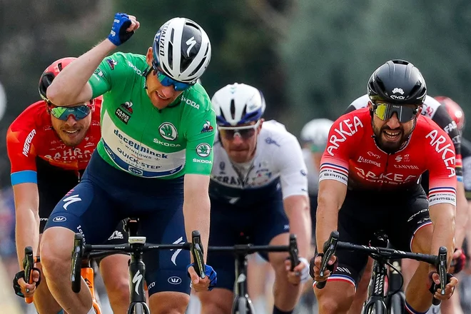 Sam Bennett postaja šprinterski vladar. FOTO: Bas Czerwinski/Afp