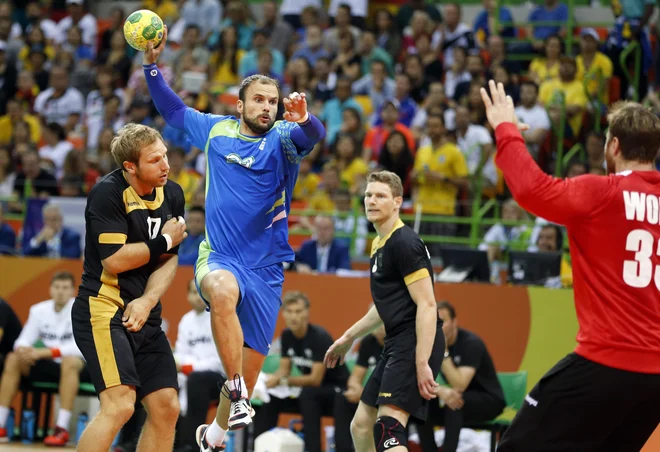 Uroš Zorman je na jesen kariere zaigral na olimpijskih igrah v Riu de Janeiru ter se tam pomeril tudi z Nemci in Švedi. FOTO: Matej Družnik