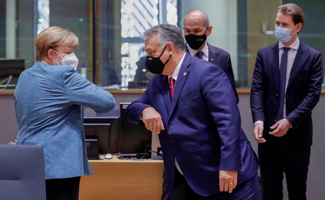 Odnosi med CDU in Fideszom ter Nemčijo in Madžarsko so kompleksni. FOTO: Olivier Hoslet/Reuters