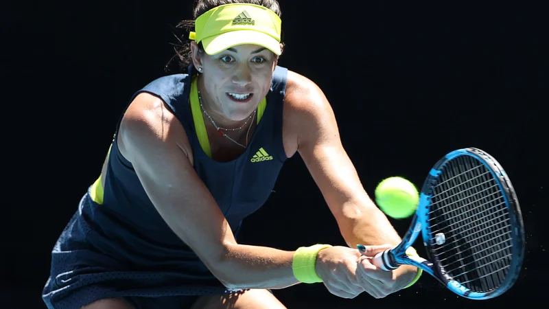 Fotografija: Garbine Muguruza si je priborila osmo lovoriko na turnirjih WTA. FOTO: David Gray/AFP