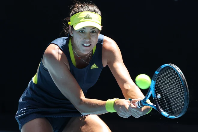 Garbine Muguruza si je priborila osmo lovoriko na turnirjih WTA. FOTO: David Gray/AFP